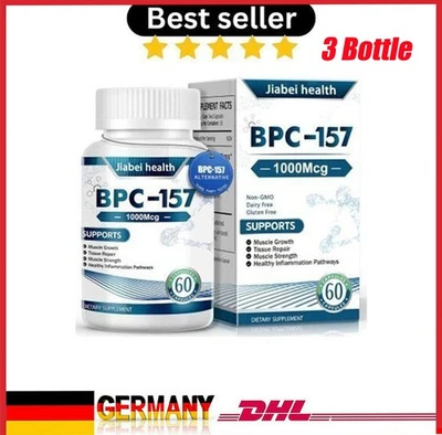 BP-157 1000 MCG/ 60 CAPS - LAB/RESEARCH - FREE SHIPPING DE