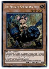 YUGIOH TRI-BRIGADE SPRINGANS KITT SECRET RARE NM BPRO-EN025