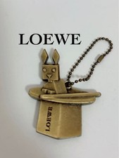 LOEWE Key Holder Rabbit Gold Authentic