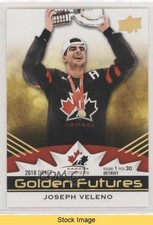 2020-21 Upper Deck Team Canada Juniors Golden Futures Joe Veleno Joseph READ 8tn