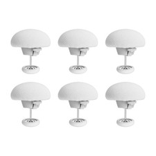 6Pcs Duvet Pin Duvet Clips, Cotton Quilt Cover Pin Clips with Fabric, White