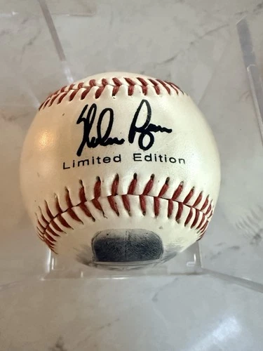 Nolan Ryan Autographed Baseball Signed “Limited Edition” w/ COA Display Case