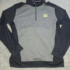 Cal Bears Replay 1/4 Zip Pullover Men's Large Cutter & Buck Long Sleeve Football