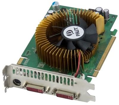 Graphics Card Palit NVIDIA GEFORCE 8600GT SONIC 256MB XNE/860TS+T321-PM8184