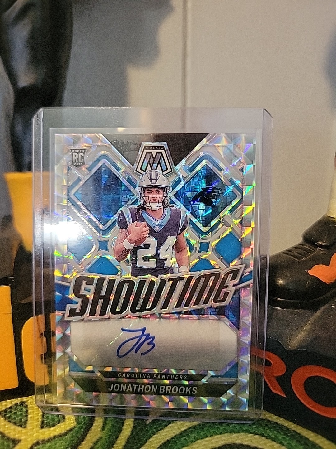 2024 Panini Mosaic - Showtime Signatures Jonathon Brooks #SS-JBS (AU, RC)