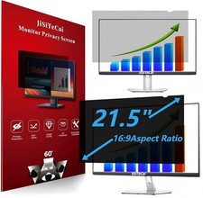 21.5" Privacy Screen Filter - Anti-Glare for HP, Dell, Lenovo Monitors
