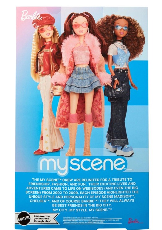 2024 Mattel Barbie Signature Y2K My Scene Chelsea Doll HYC19 New