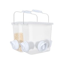 Large Automatic Chicken Feeder No Waste Poultry Feed Bucket 3 Gallo... Fast Ship