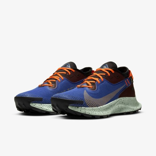 Nike Pegasus Trail 2 GORE-TEX Running Shoes Blue/Orange CU2016-600 US 7-13