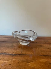 Kosta Crystal Cigar Ashtray 8" X 7" X 3".  SIGNED