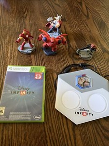 Disney Infinity 2.0 Starter Pack (Xbox 360) Set with 3 Avengers!