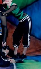 Costume Gallery Competition Jazz/Hip Hop Pantsuit Green Tap Child Large 