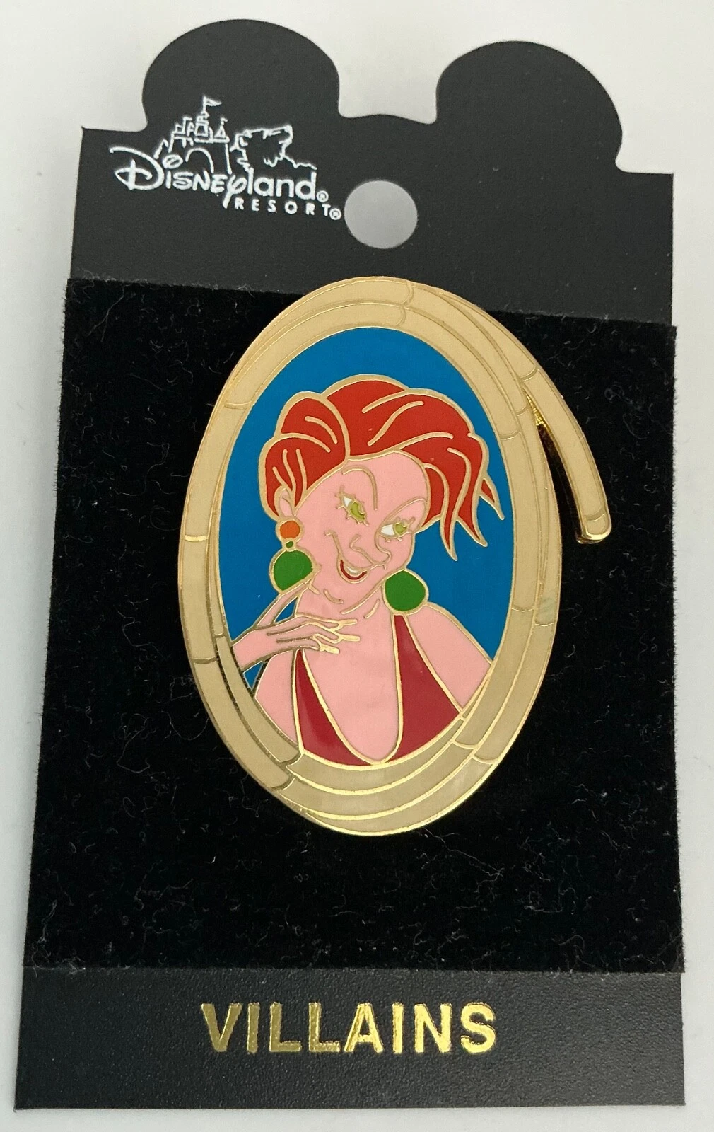 BRAND NEW 2002 Disney The Rescuers Villain Series MADAME MEDUSA collectible pin