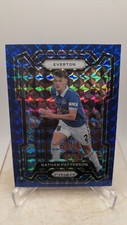 2023-24 Panini Prizm EPL #264 Nathan Patterson Blue Mosaic Prizm Card Everton NM