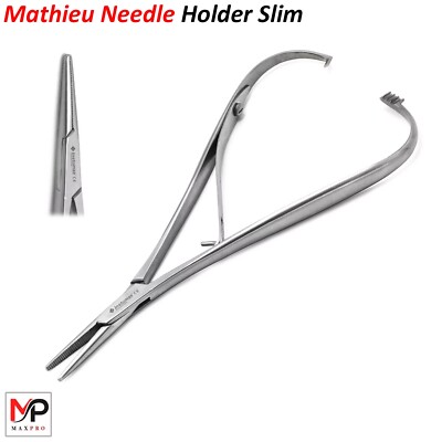 Mathieu Slim Line Dental Orthodontic Needle Holder Forceps & Ligature Pliers