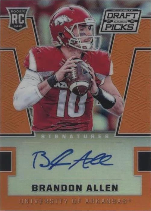 Orange Prizm Autographs