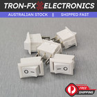 1/2/5PCS KCD11 White SPDT Mini Rocker Switch 3A 250V 3 Pin ON-ON