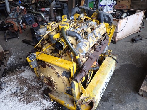Perkins V8-540 Diesel Engine GOOD RUNNER! VIDEO! V8.540 Massey Tractor ...