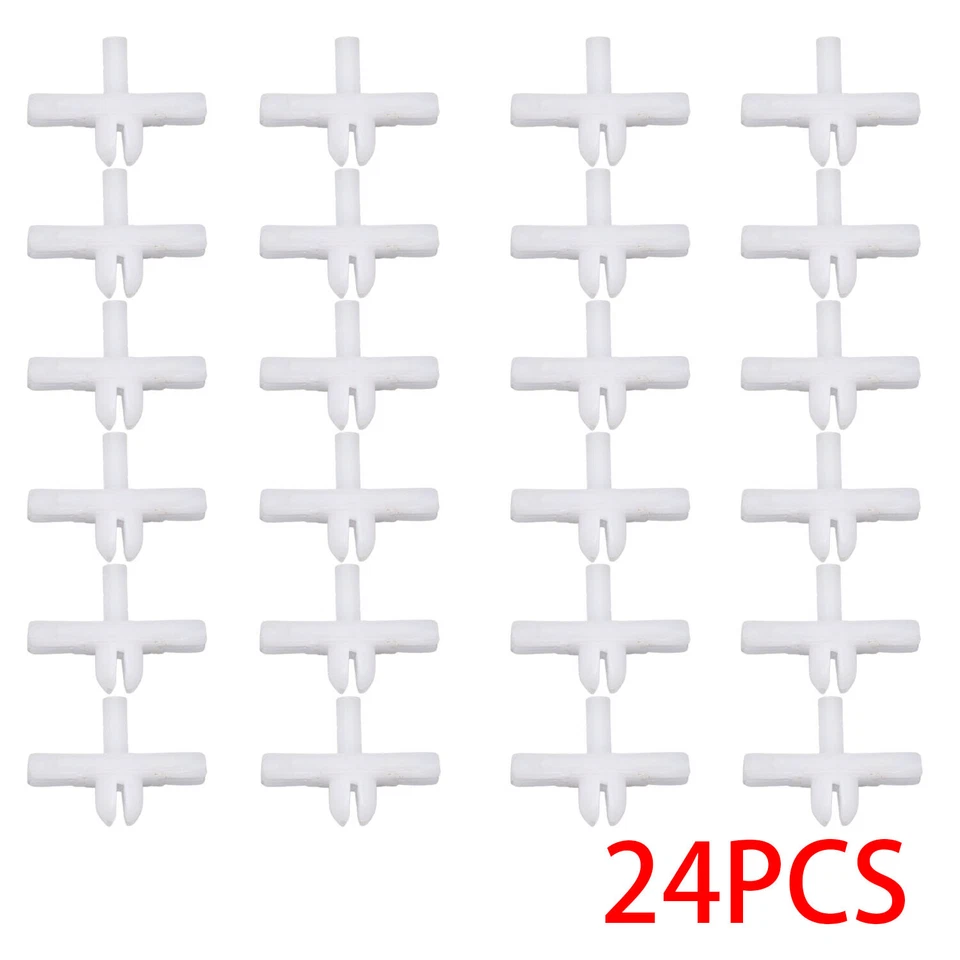 Clip protector de 24 molduras blanco para VW Cabriolet 1985-1993 1,8 L 1781CC 155853585 Foto 3 de 4