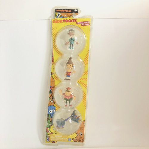 Nikktoons Jimmy Neutron Mini Figure Pack Sheen Carl Goddard Viacom Raro Molto difficile - Foto 2 di 12