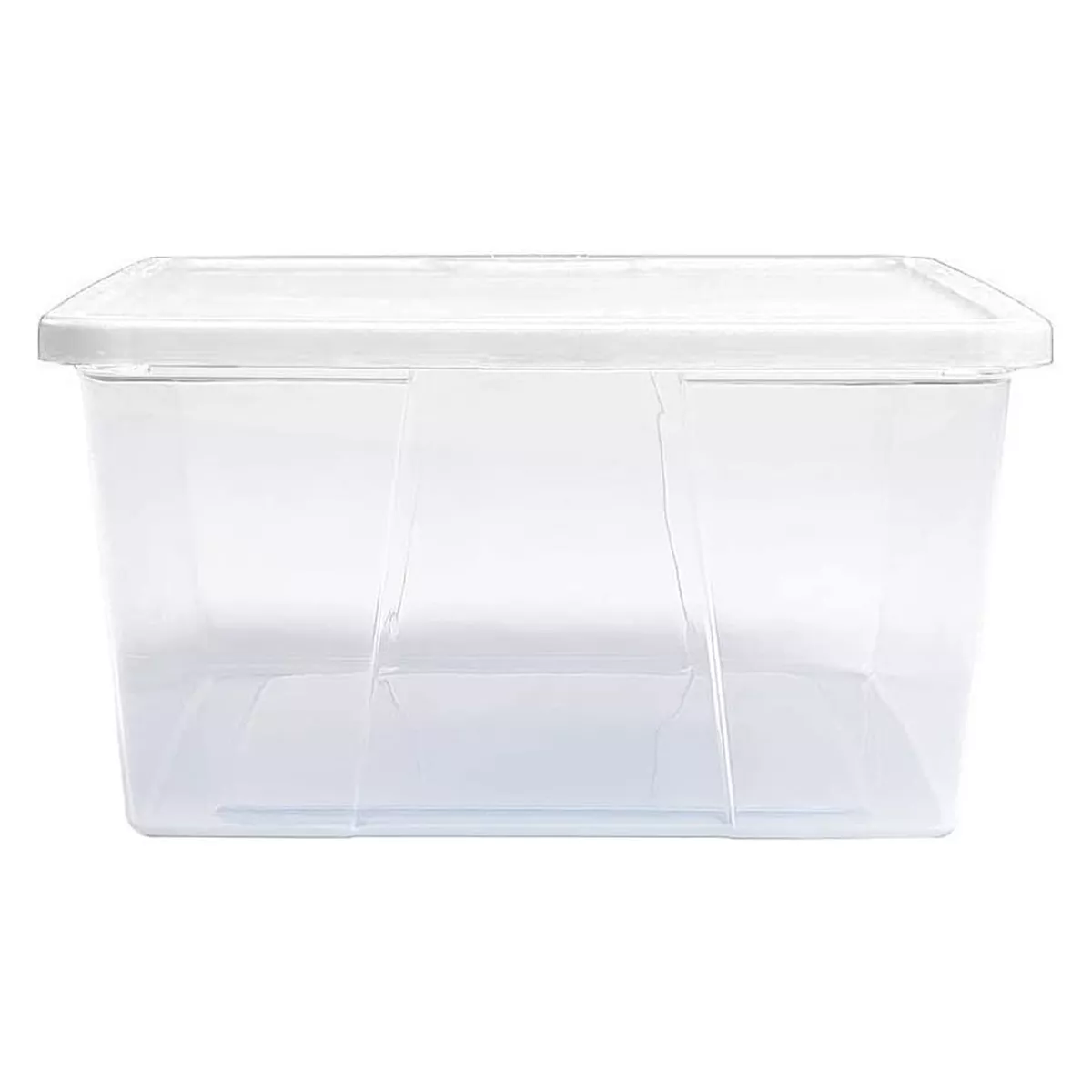 Homz 12 Qt Snaplock Clear Plastic Storage Container Bin with