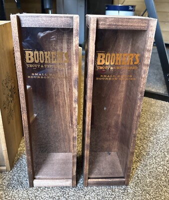 BOOKER S Bourbon Uncut & Unfiltered Small Batch Bourbon Series Wooden Box Set 2