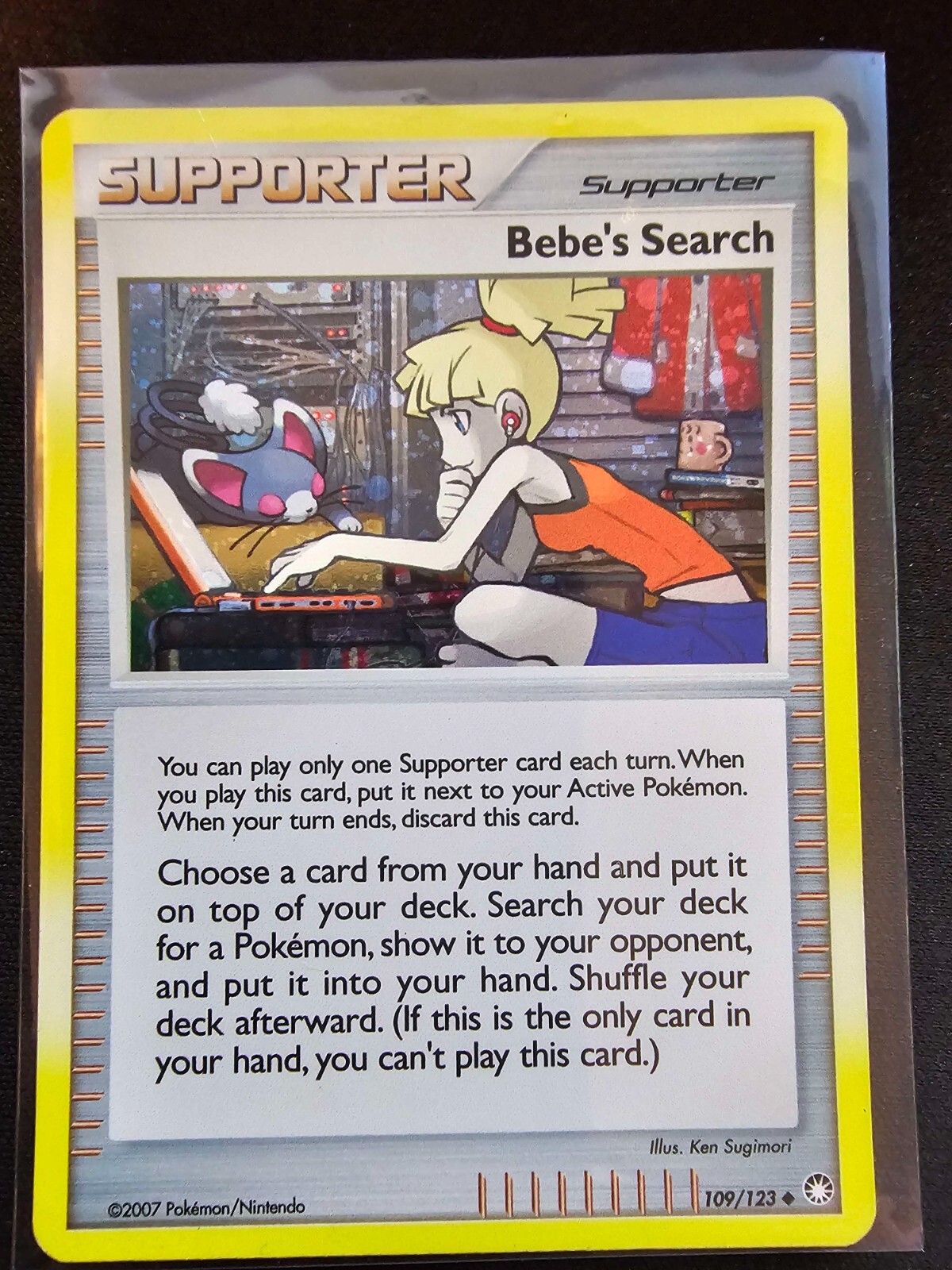 Bebe's Search 109/123 - Cosmos Holo - Mysterious Treasures - Pokémon TCG - (LP)