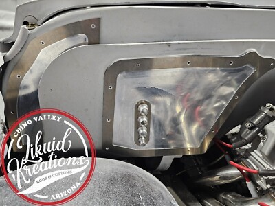 1967 to 1972 Chevy C10 Shaved Firewall Delete Billet Aluminum with W/AC Bulkhead