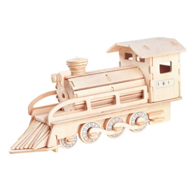 3D Holzpuzzle Express Bus - 30x12x14cm Modellbau Für Jugendliche