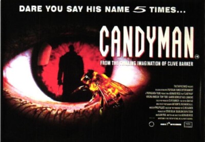 Cult Horror Film Novelty Card '' Candyman ''