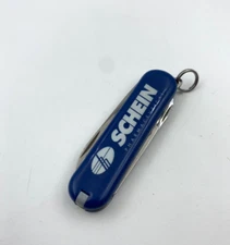 Victorinox Classic Blue Swiss Army Knife Schein Pharmaceuticals Logo SC