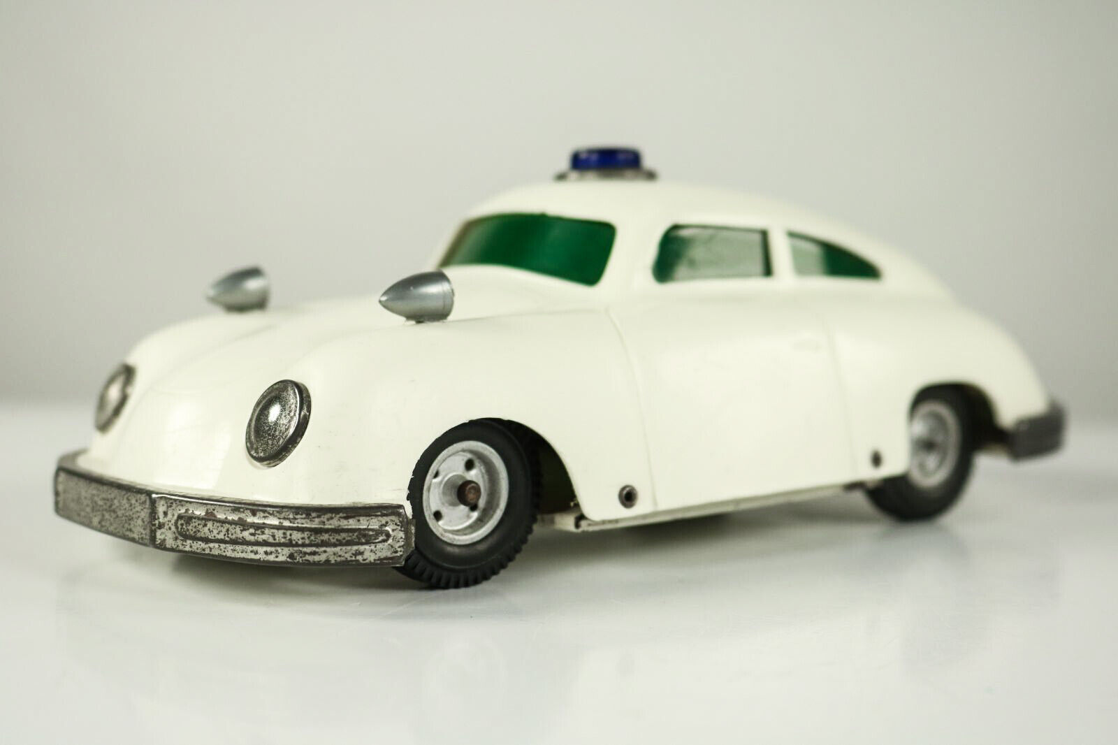 Details zu  Gescha Polizei Porsche 356 Friktionsantrieb Modell Auto 21 cm Vintage Toy 50er Sonderpreis niedriger Preis