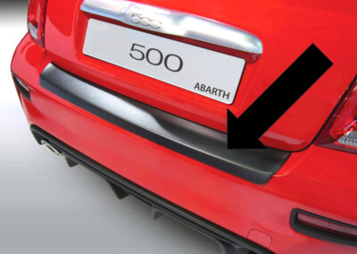 Ladekantenschutz schwarz für Fiat 500 nur für Modelle Abarth ab Baujahr 04.2016-