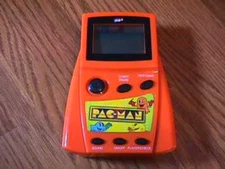 VINTAGE  2001 PAC-MAN HANDHELD ELECTRONIC GAME NAMCO MGA "WORKS GREAT"