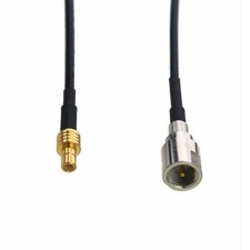 FME male to SMB male straight crimp RG316 cable jumper pigtail 20cm