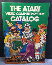 Atari 2600 Video Computer System Catalog - 1981 Vintage Gaming Video Game Book