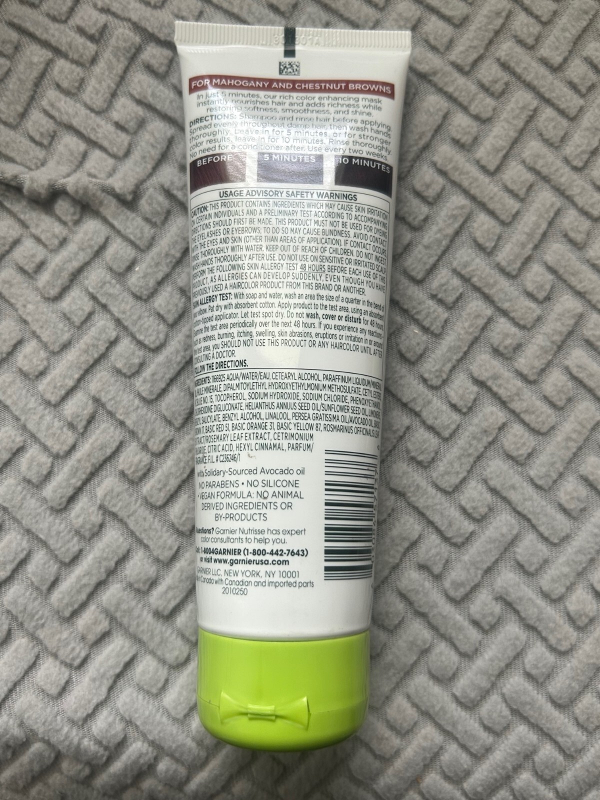Garnier Nutrisse Color Reviver 5 Min Color Hair Mask WARM BROWN 4.2 oz  NO SEAL