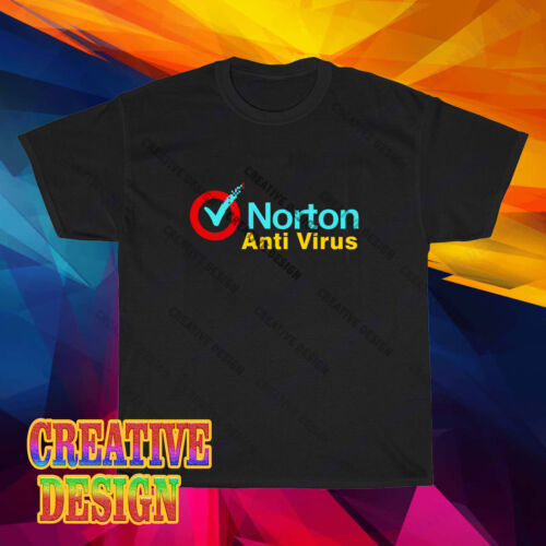 New Shirt Norton Anti Virus Logo Unisex Black T-Shirt Funny Size S to 5XL - Picture 1 of 4