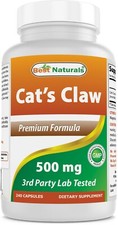 Best Naturals Artiglio di Gatto 500 mg 240 Capsule