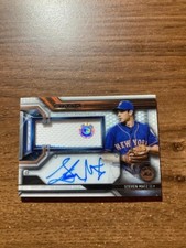 2016 Topps Strata Clearly Authentic Relics Steven Matz #CAAR-SM Autograph