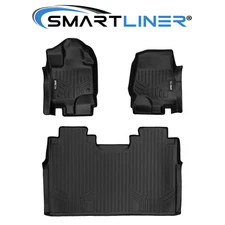 SMARTLINER SmartCoverage Floor Mats 2015-2021 Ford F-150 SuperCrew (Front Bench)