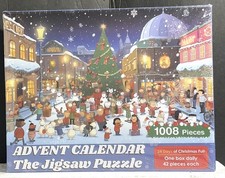 Advent Calendar 1008 pc Christmas Jigsaw Puzzle - NEW  SEALED - Ships Free