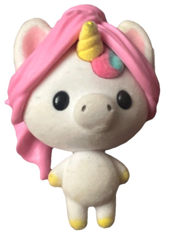 Cutie Loos Mix and Match Friends UNICORN   White 2/15/24 Plastic Yellow Horn