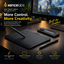 Xencelabs Pen Tablet Small and Quick Keys Kit
