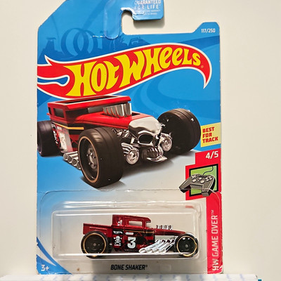 Hot Wheels Bone Shaker HW Game Over 2014 1:64 Diecast Red Unopened