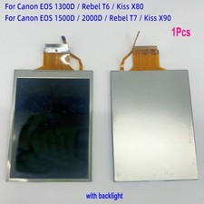 Camera LCD Screen Display Panel for Canon EOS 1300D 1500D 2000D Rebel T6 T7 Part