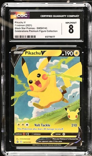 Pikachu V graded CGC 8 for sale on eBay