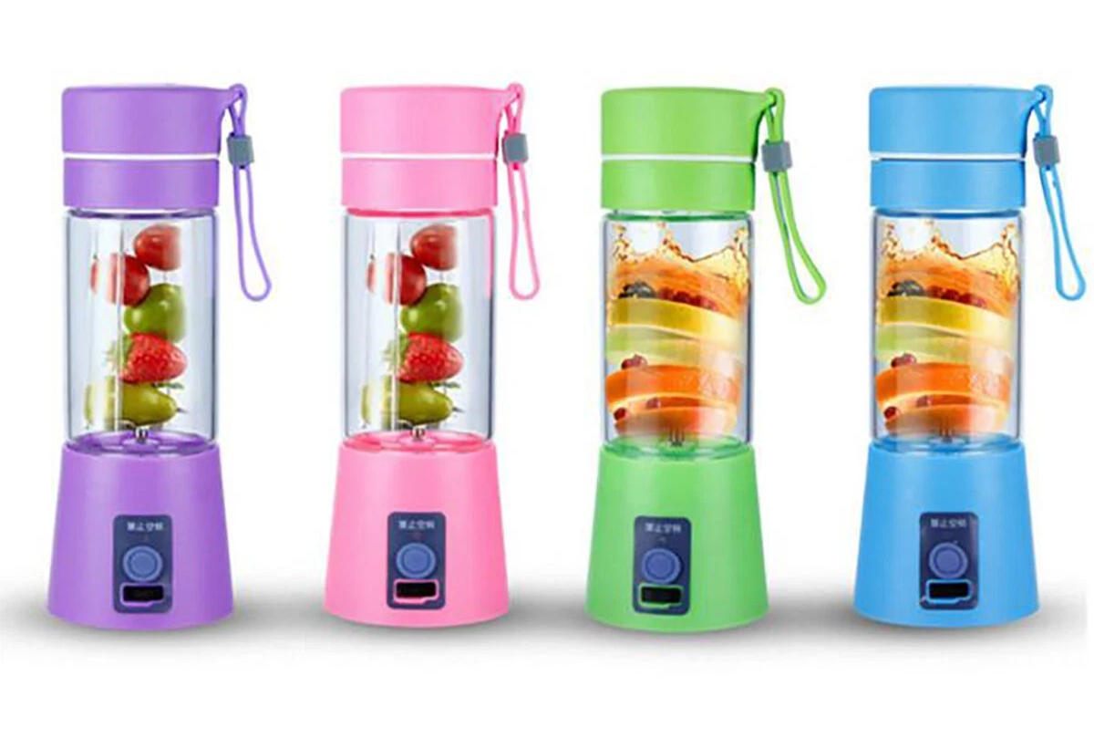FRULLATORE PORTATILE DA VIAGGIO PER SUCCO DI FRUTTA COPPA MIXER FRULLATI FRAPPE'