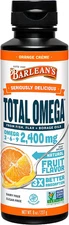 Barlean'S Total Omega 3 6 9 Orange Crème Liquid Fish Oil Supplement with Borage