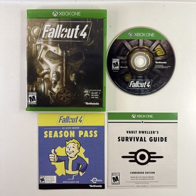 Fallout 4 - Microsoft Xbox One 2015 Bethesda Complete Tested